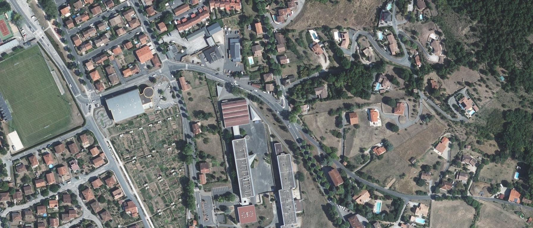 Vue aérienne de Lycée Jean Jaures