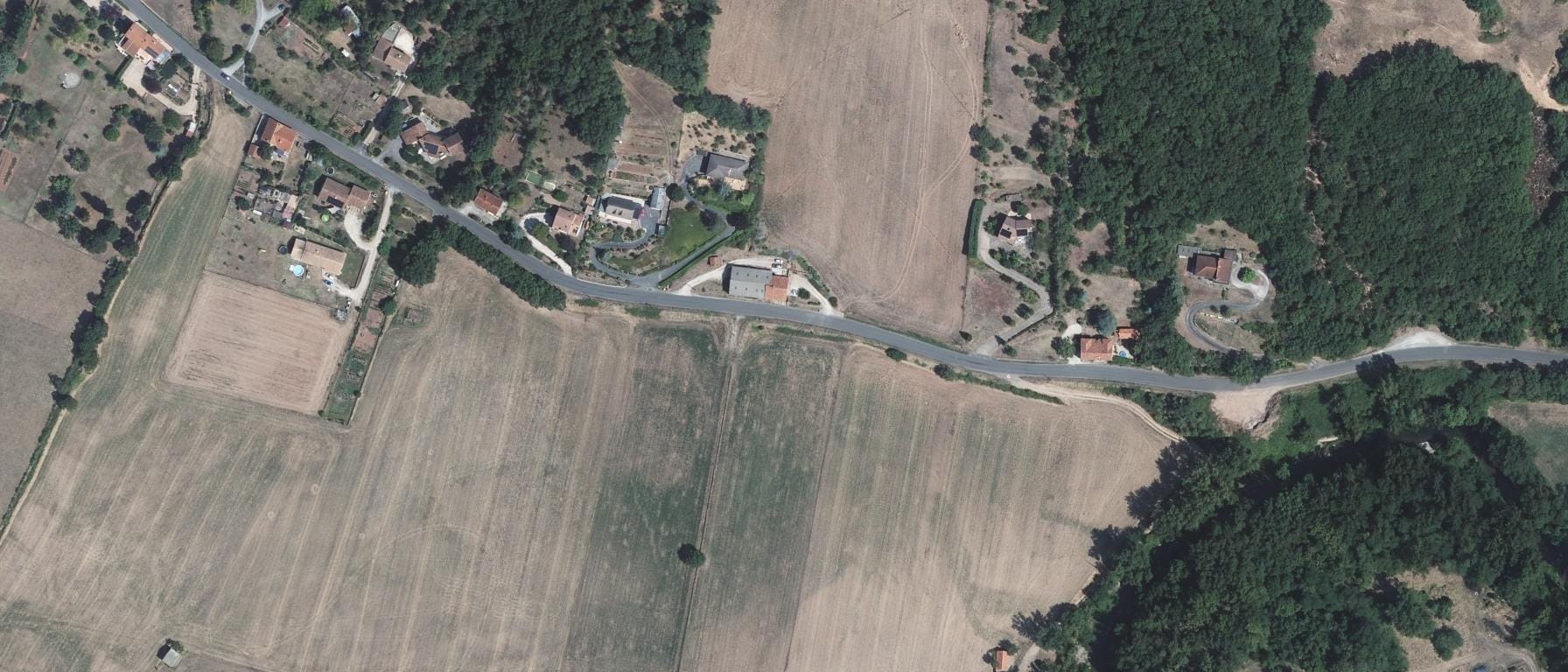 Vue aérienne de L.P.A. La Cazotte