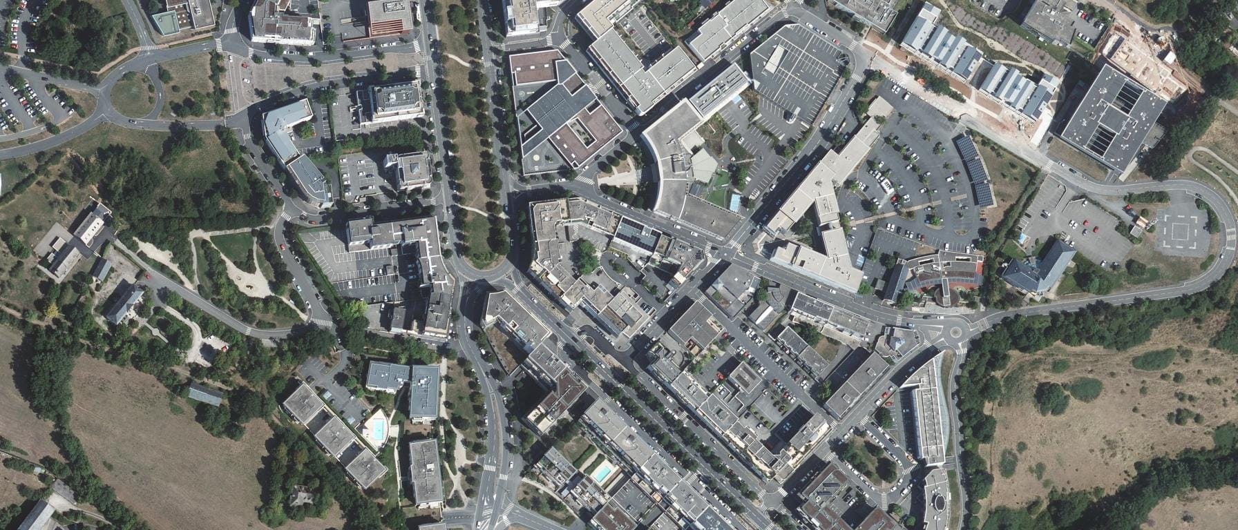 Vue aérienne de EGC de Rodez