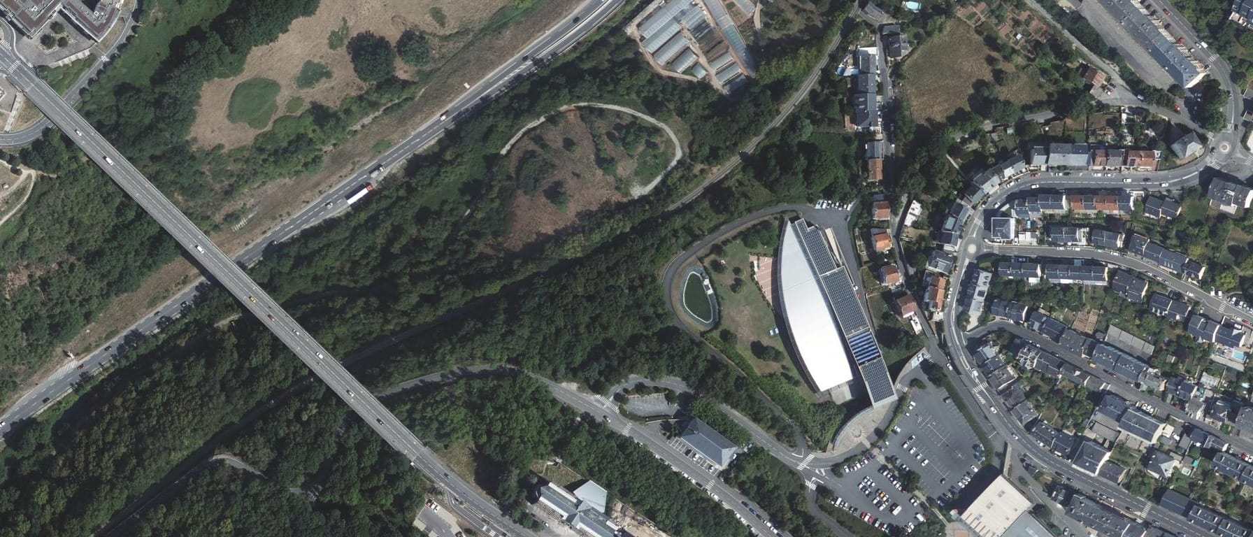 Vue aérienne de Institut national universitaire Champollion - Campus de Rodez