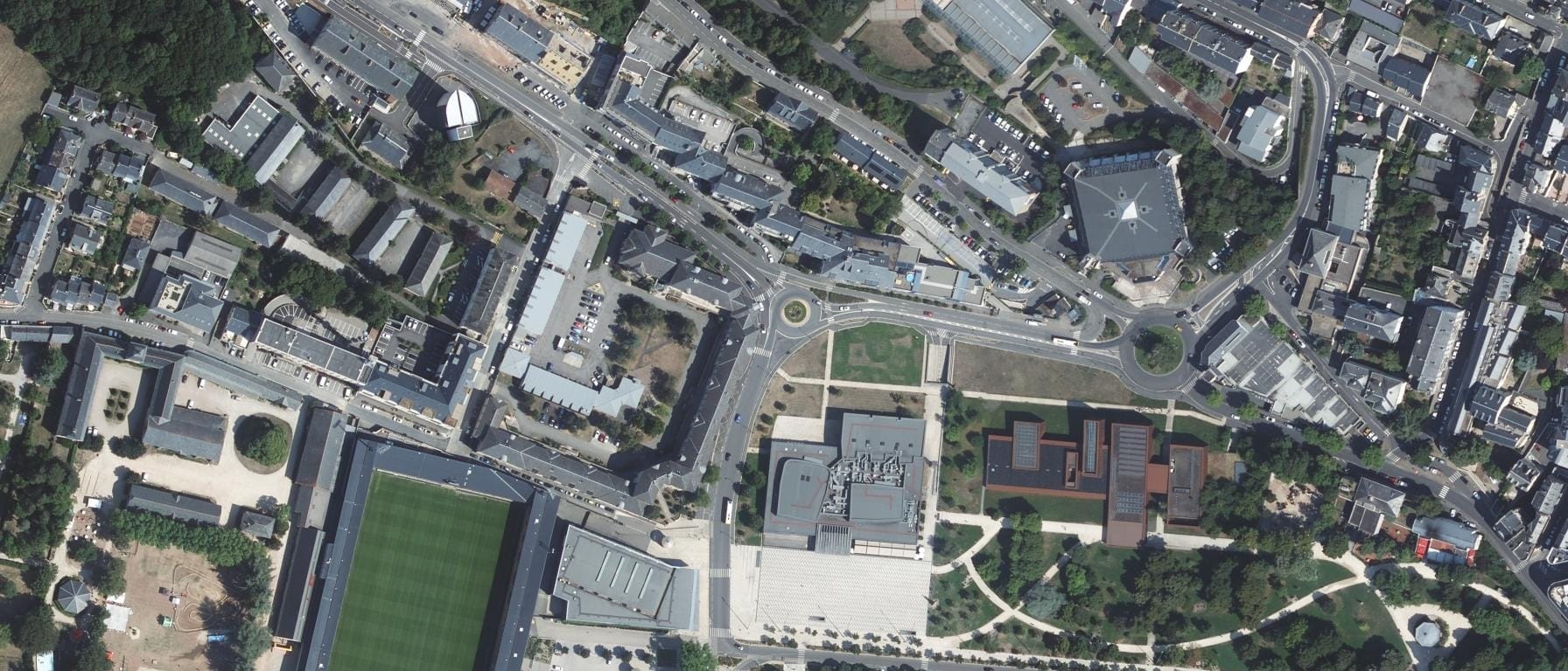 Vue aérienne de Centre de formation continue ADPSA