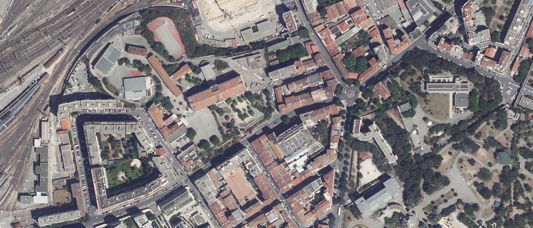 Vue aérienne de Lycée Saint Charles