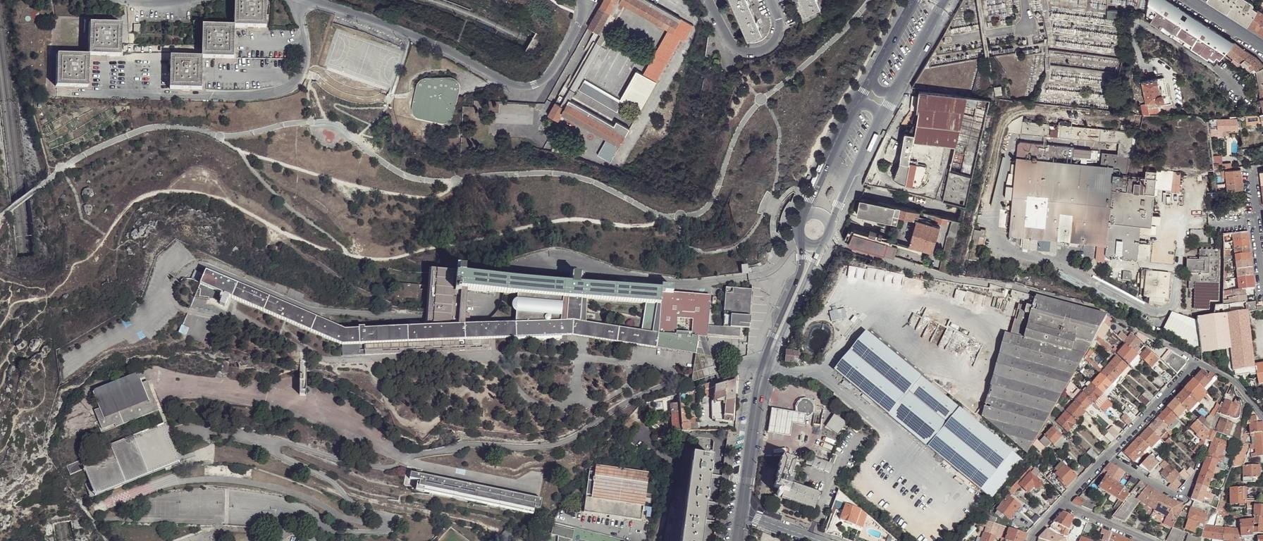 Vue aérienne de Lycée Saint Exupery