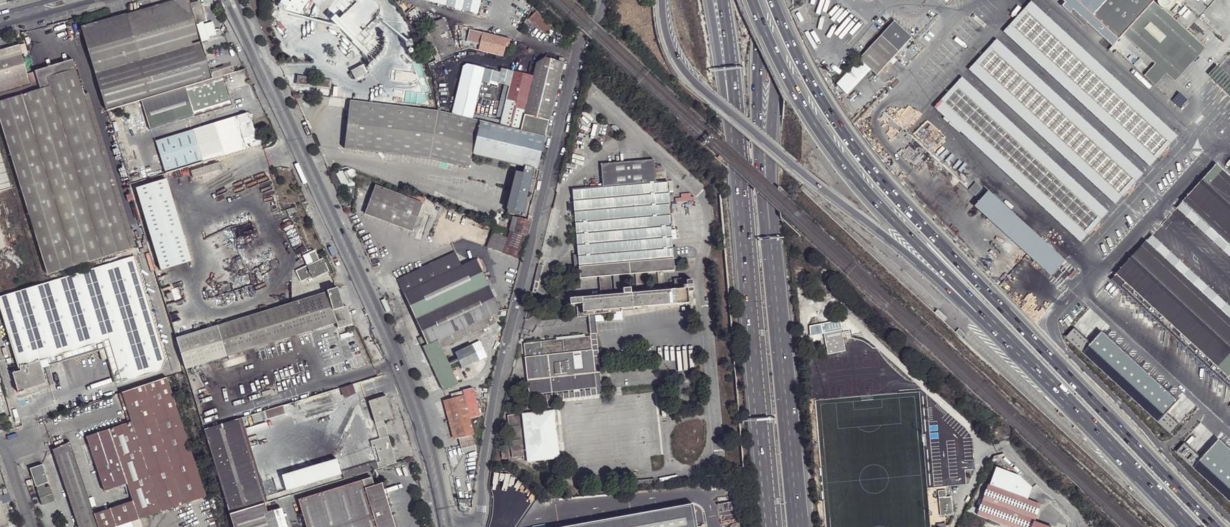 Vue aérienne de GRETA-CFA Marseille Méditerranée - Lycée professionnel Floride (La)