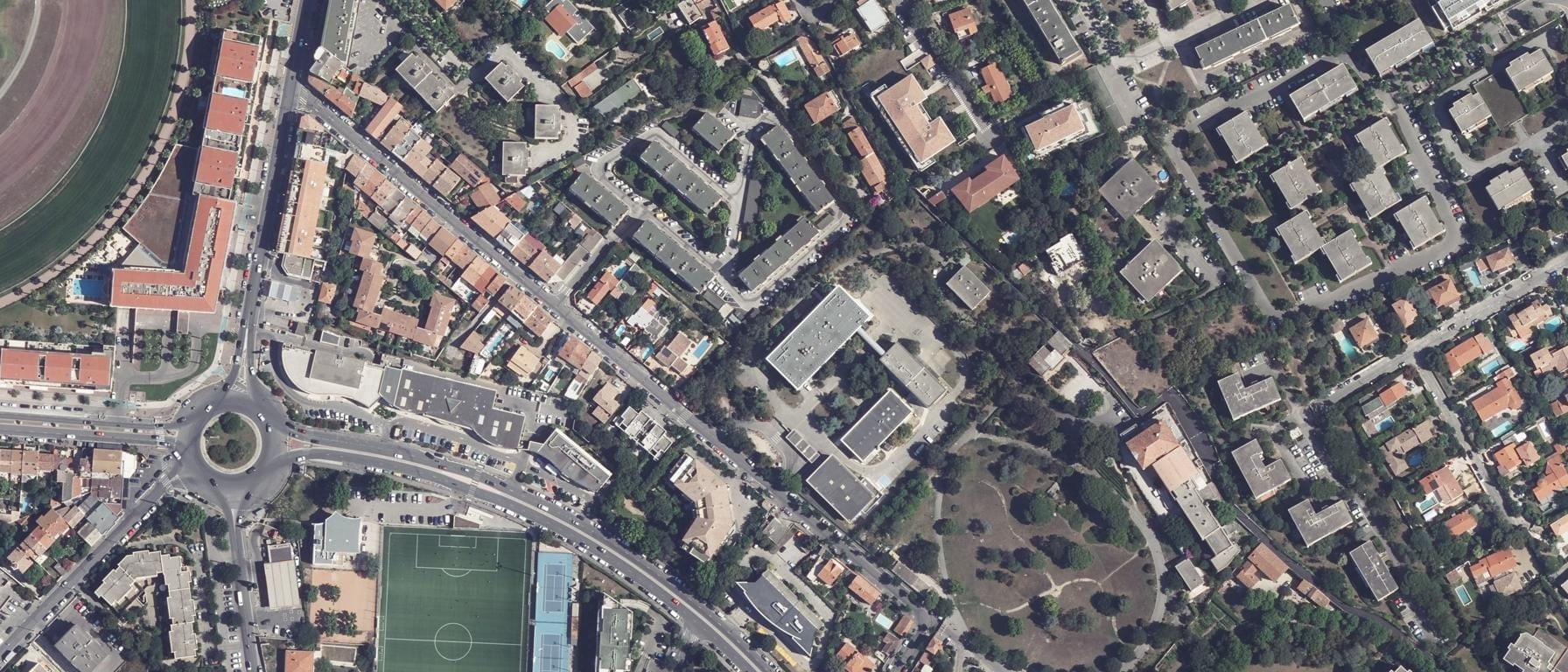 Vue aérienne de Lycée professionnel Leau (Bd)