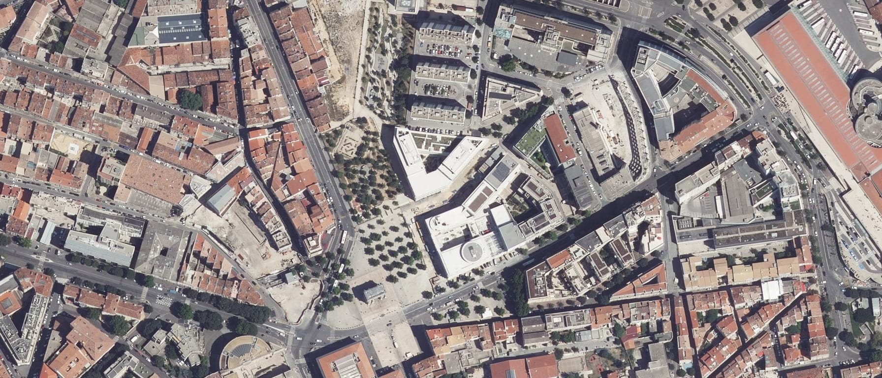 Vue aérienne de Ecole Nationale Supérieure d'Architecture de Marseille