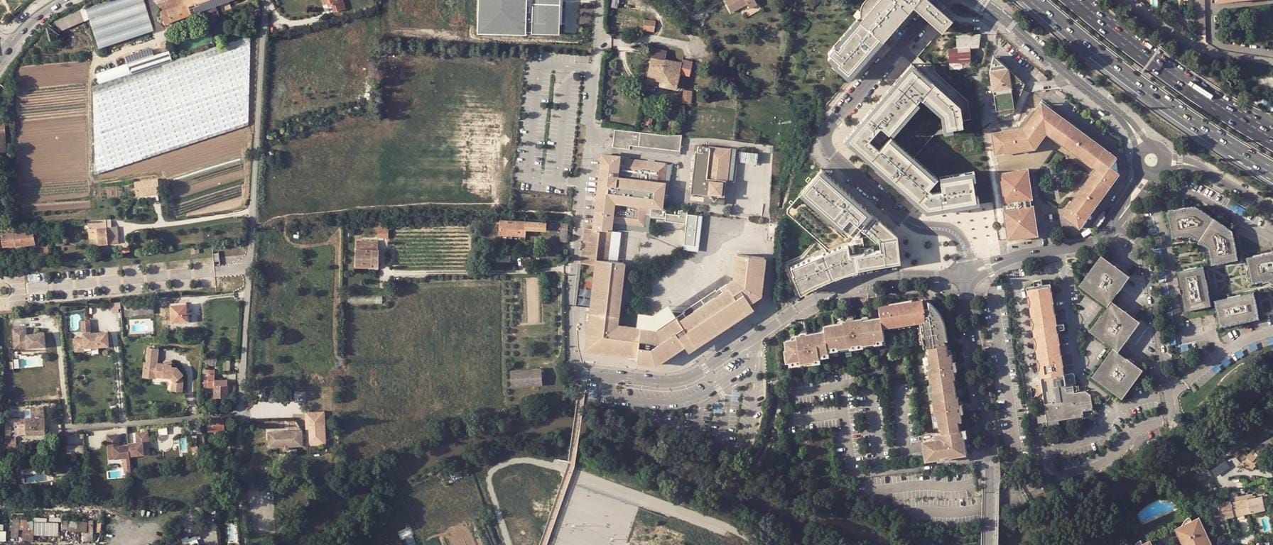 Vue aérienne de Lycée Nativite (La) (Aix-en-Provence - 13)