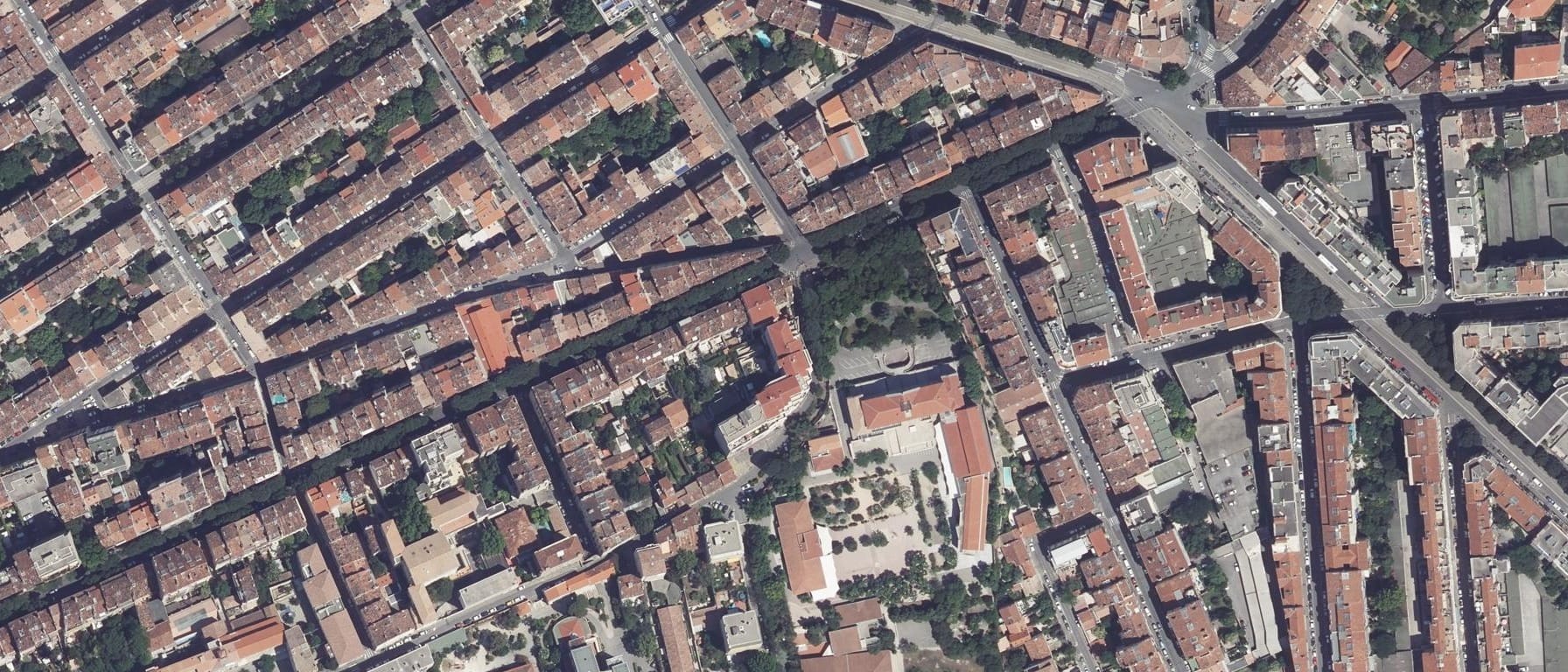 Vue aérienne de Lycée St Joseph De La Madeleine