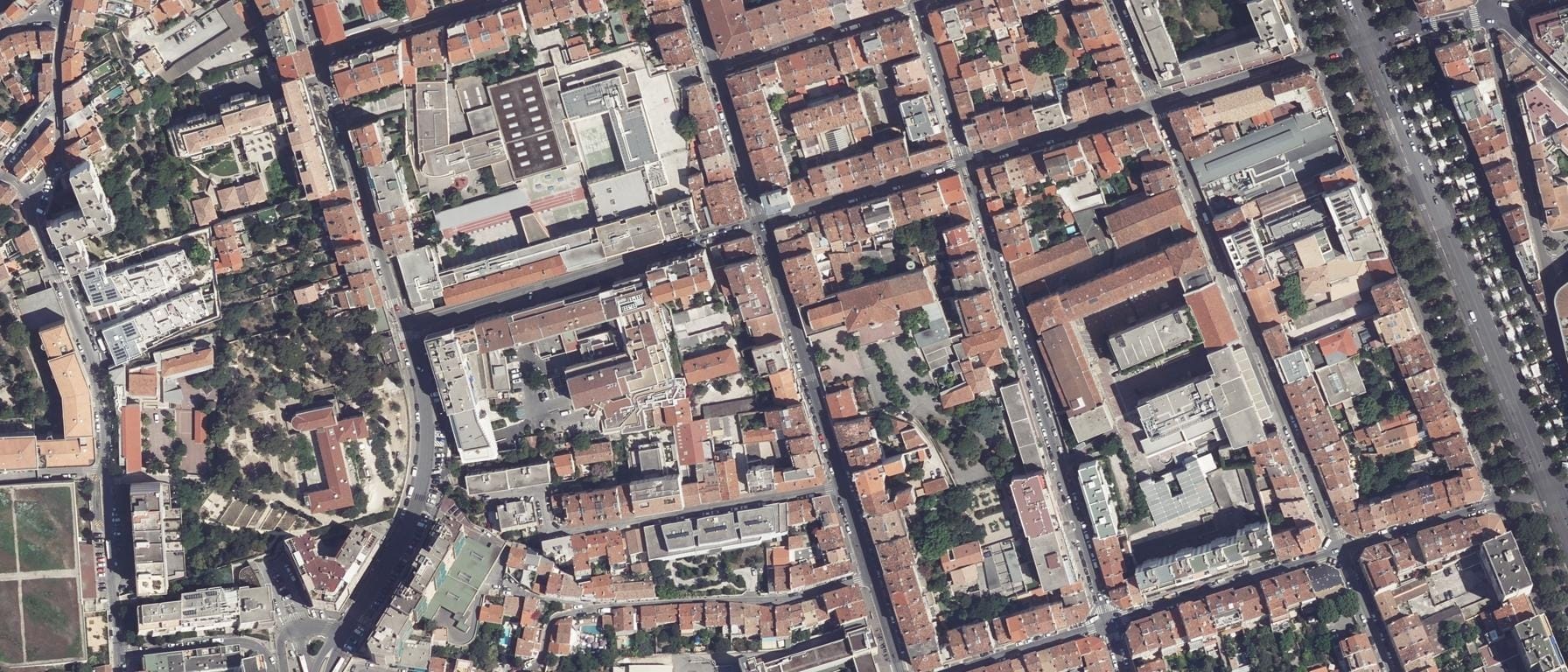 Vue aérienne de Lycée Notre Dame De Sion