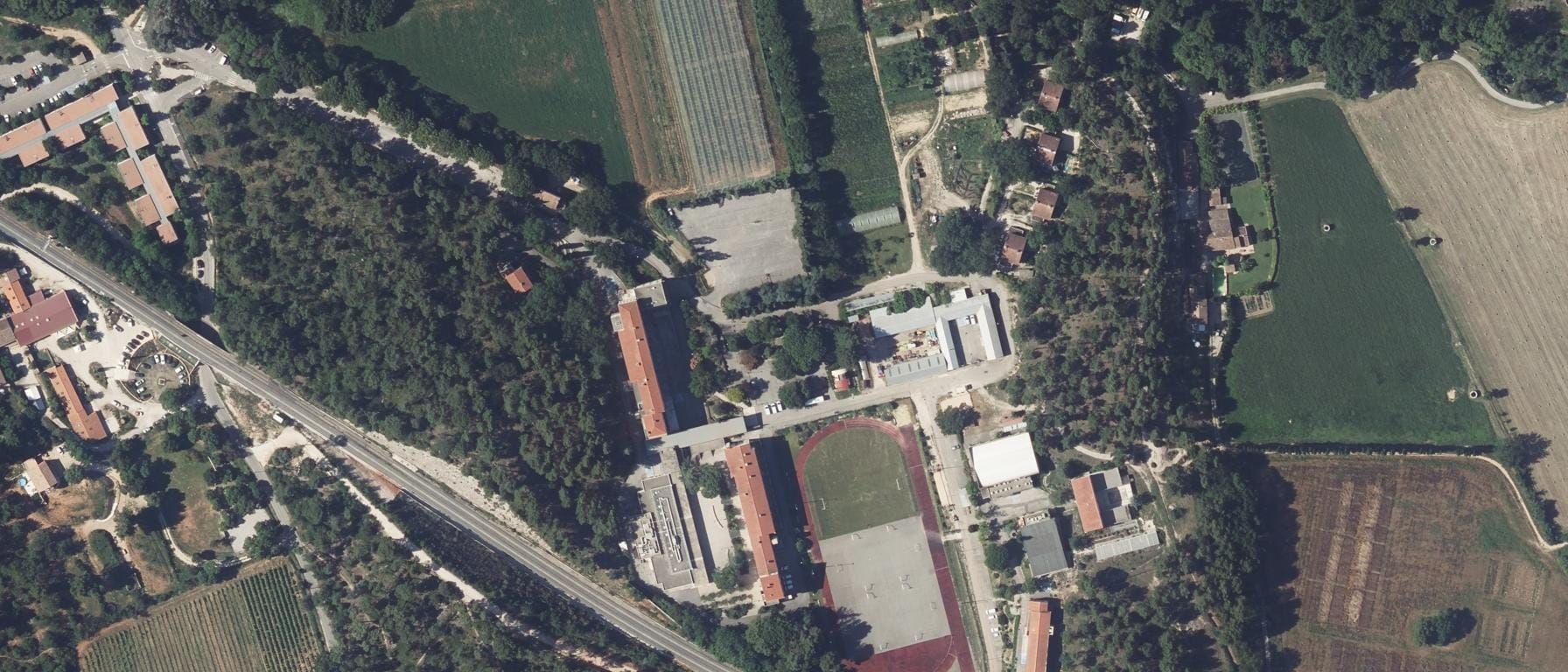 Vue aérienne de Lycée agricole Aix-Valabre