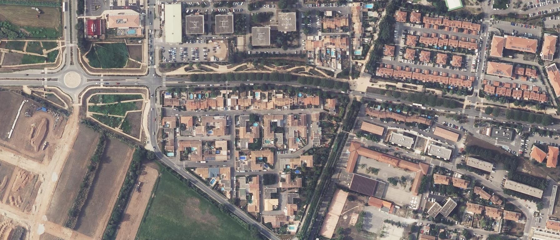 Vue aérienne de Lycée agricole Fontlongue