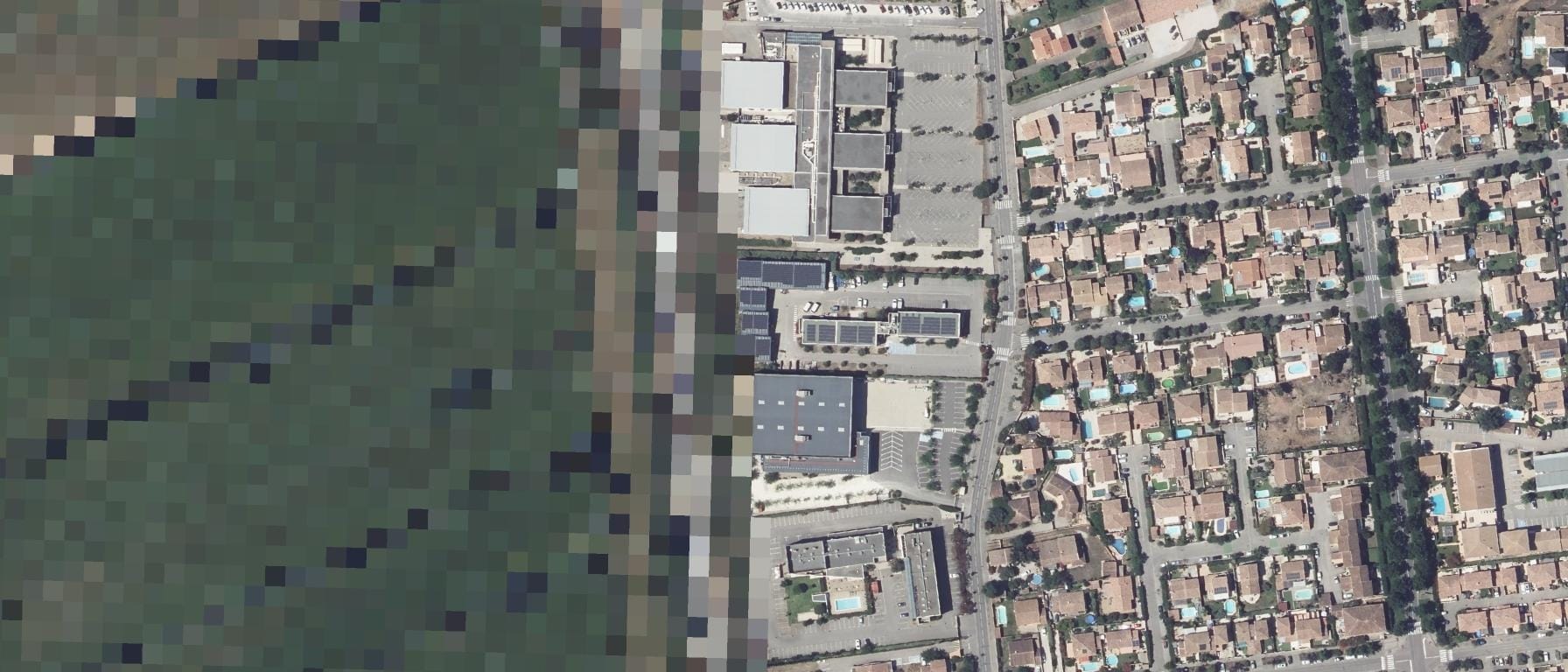 Vue aérienne de CFAI Provence