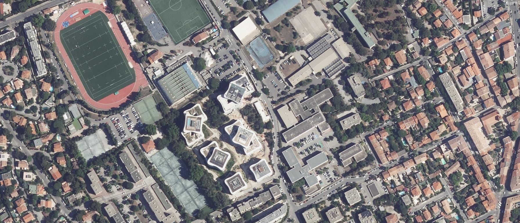 Vue aérienne de CFA METIERS DE L AUTOMOBILE