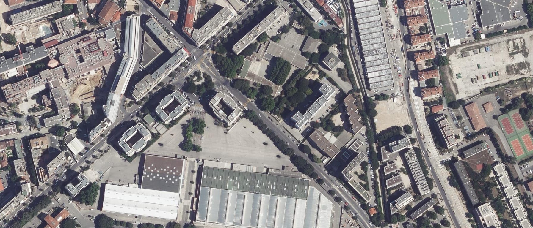 Vue aérienne de Lycée professionnel Edmond Rostand