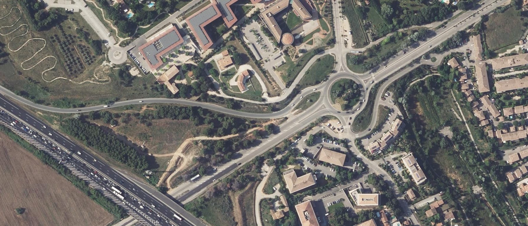 Vue aérienne de Esaip – Aix en Provence – Formation bac+3 cybersécurité