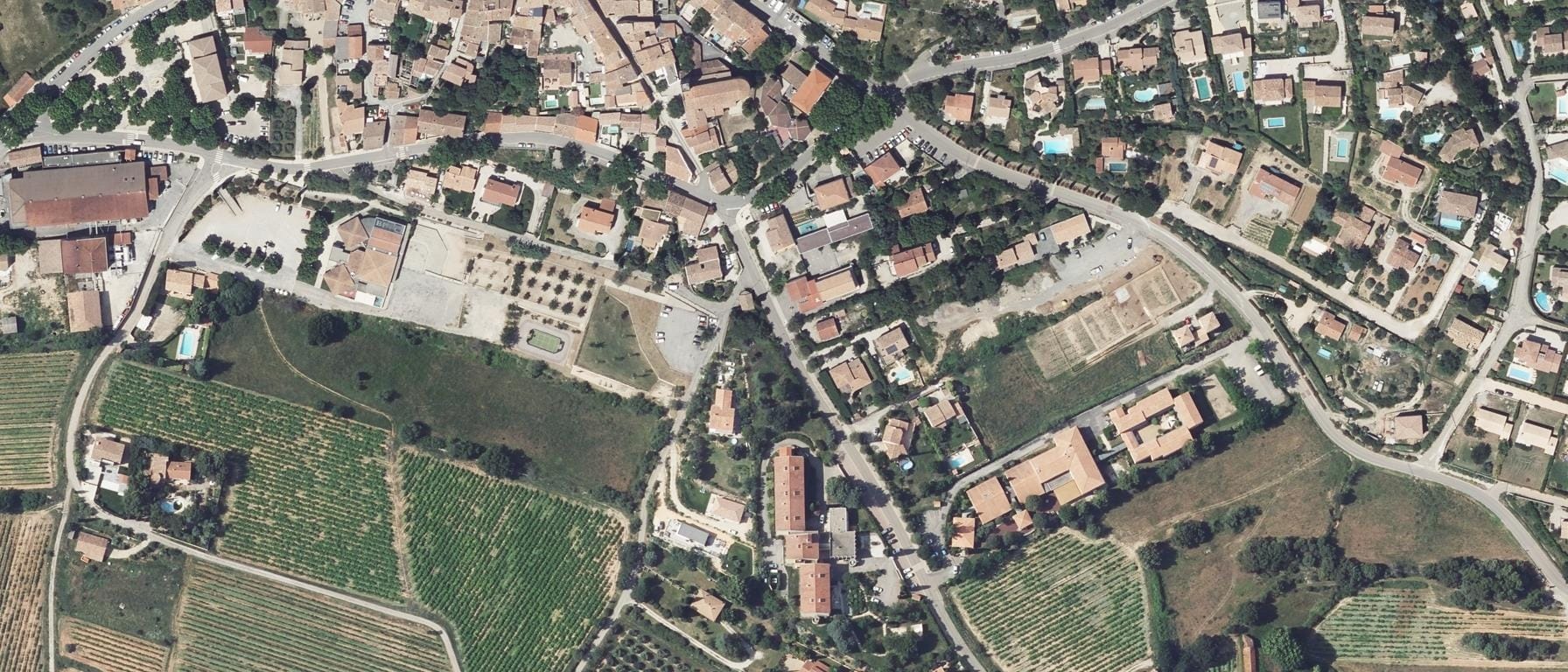 Vue aérienne de Maison familiale rurale de Puyloubier