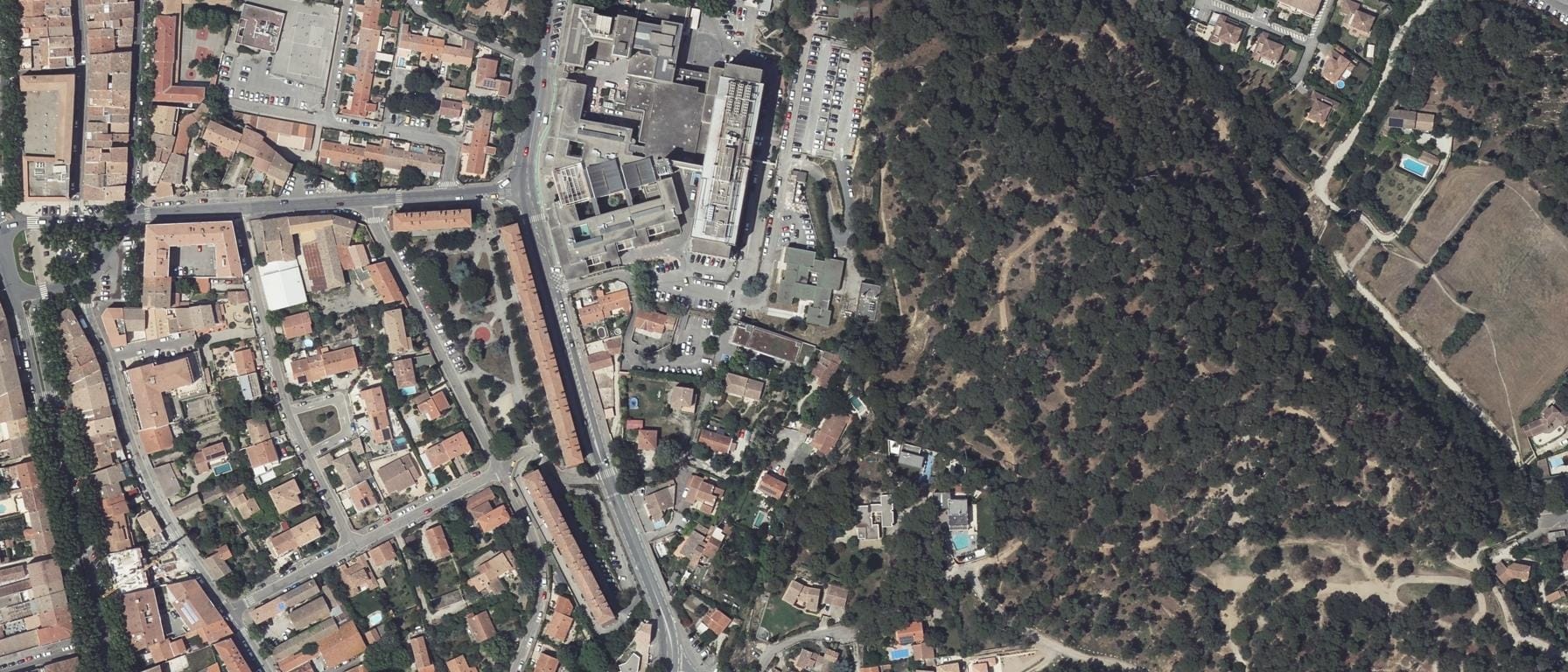 Vue aérienne de IFSI du GCSPA de Salon-de-Provence