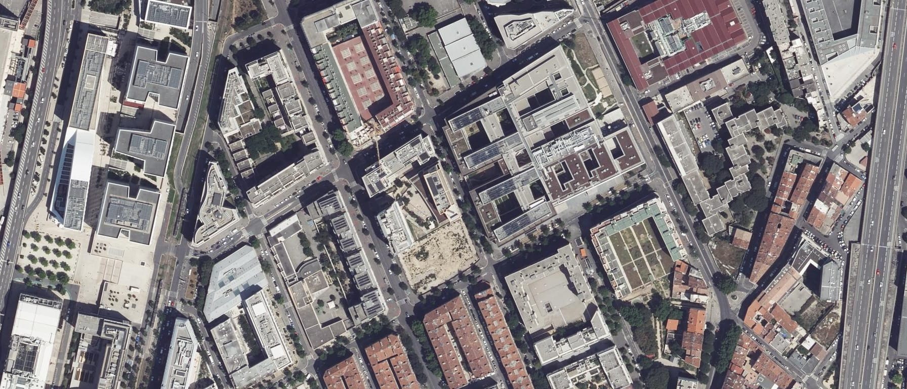 Vue aérienne de I.F.S.I. BLANCARDE