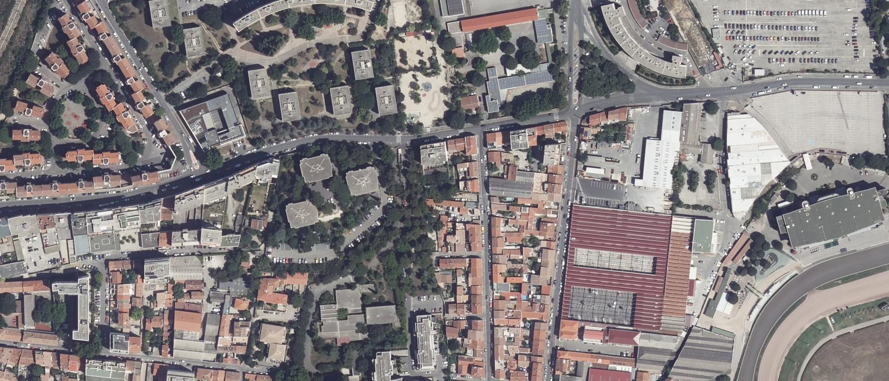 Vue aérienne de IFSI des Hôpitaux Universitaires de Marseille - APHM