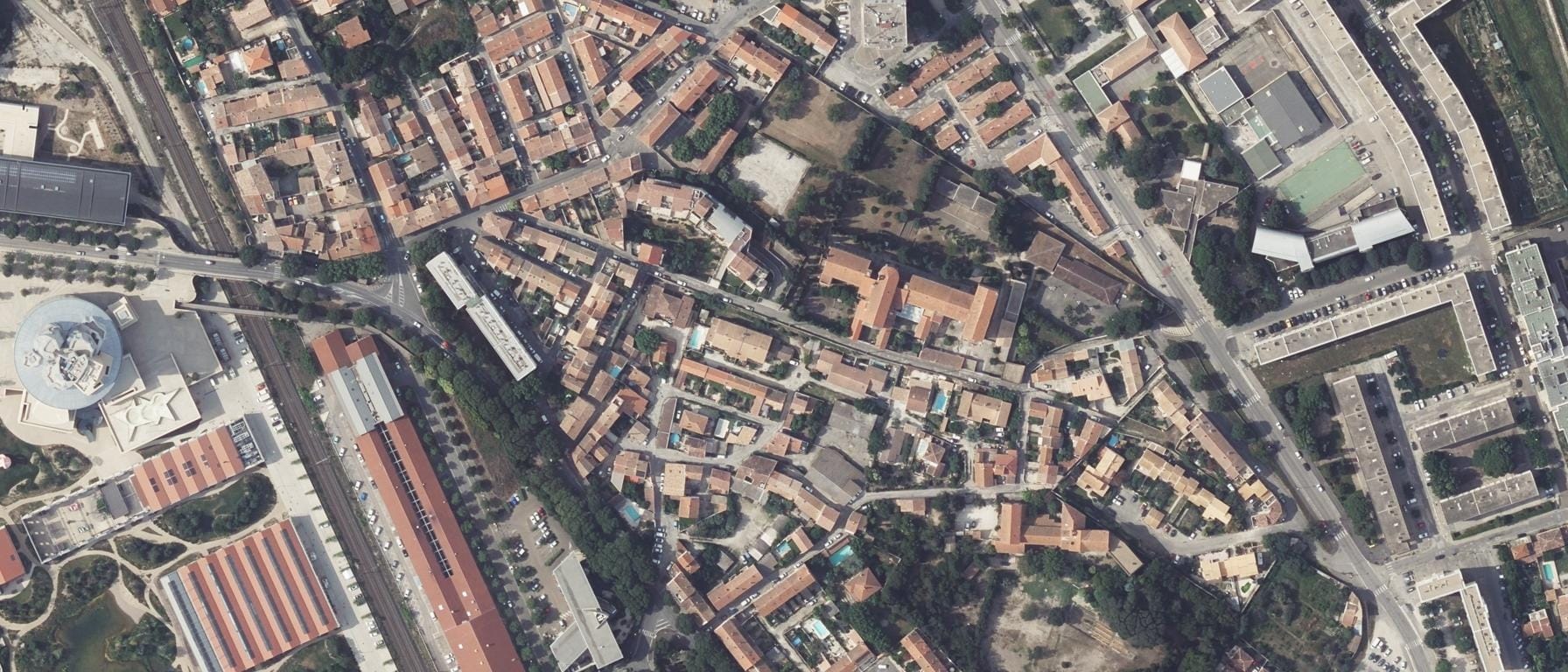 Vue aérienne de Lycée professionnel JEANNE D'ARC