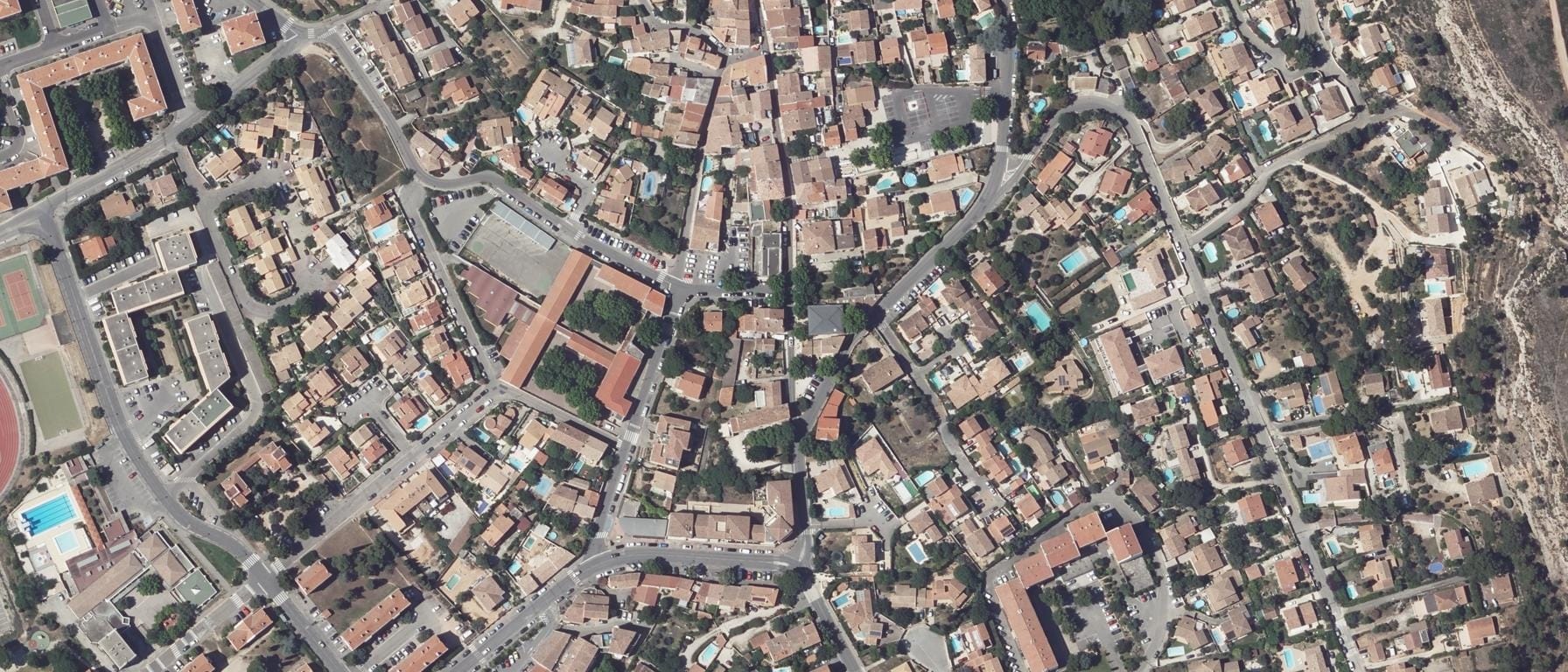Vue aérienne de GRETA-CFA PROVENCE - Lycée Jean Monnet