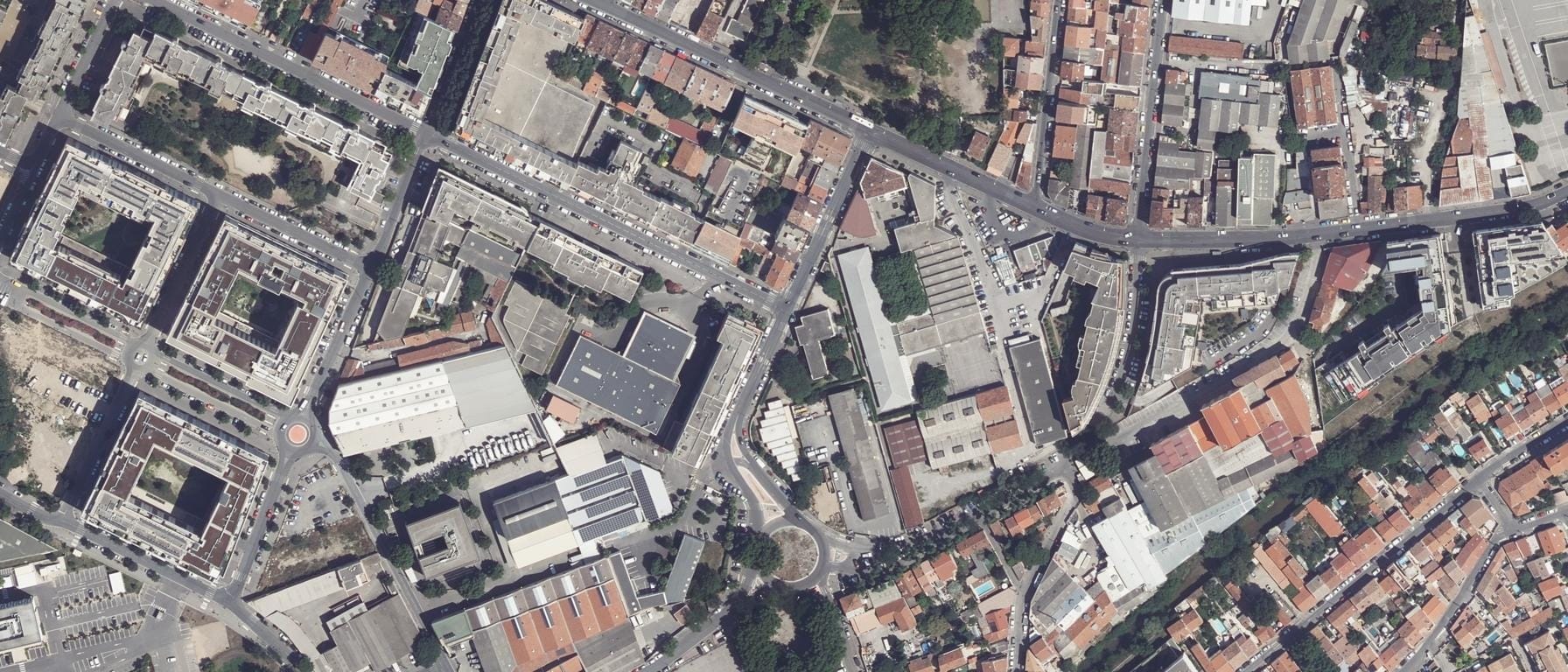 Vue aérienne de Lycée ORT Léon Bramson