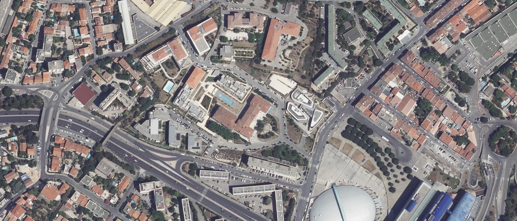 Vue aérienne de IMF Marseille