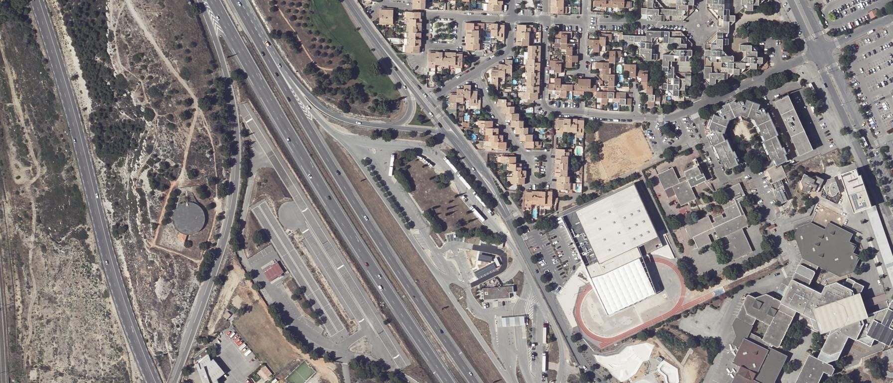 Vue aérienne de Lycée CAUCADIS