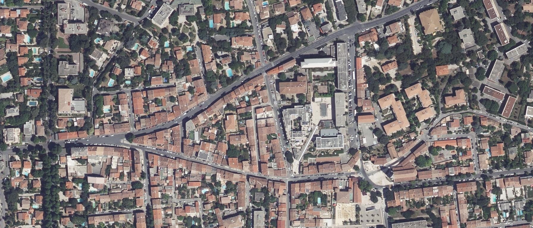 Vue aérienne de CFA Provence Formation des Métiers des Services - Lycée Marie Gasquet