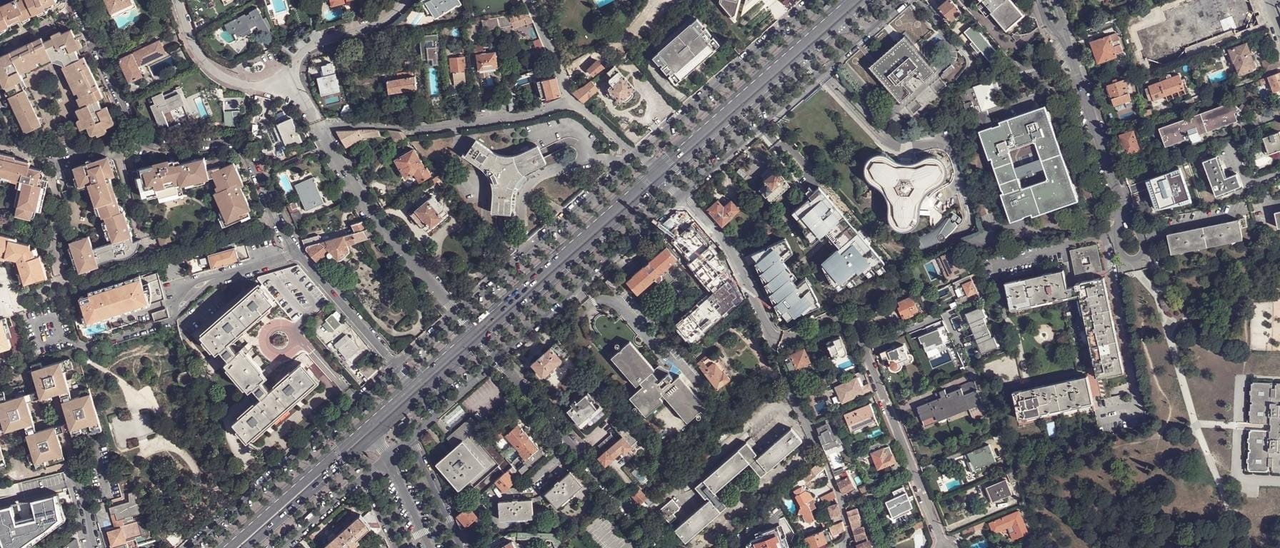 Vue aérienne de INSTITUT FORMATION CONSEIL (Marseille 8e Arrondissement - 13)