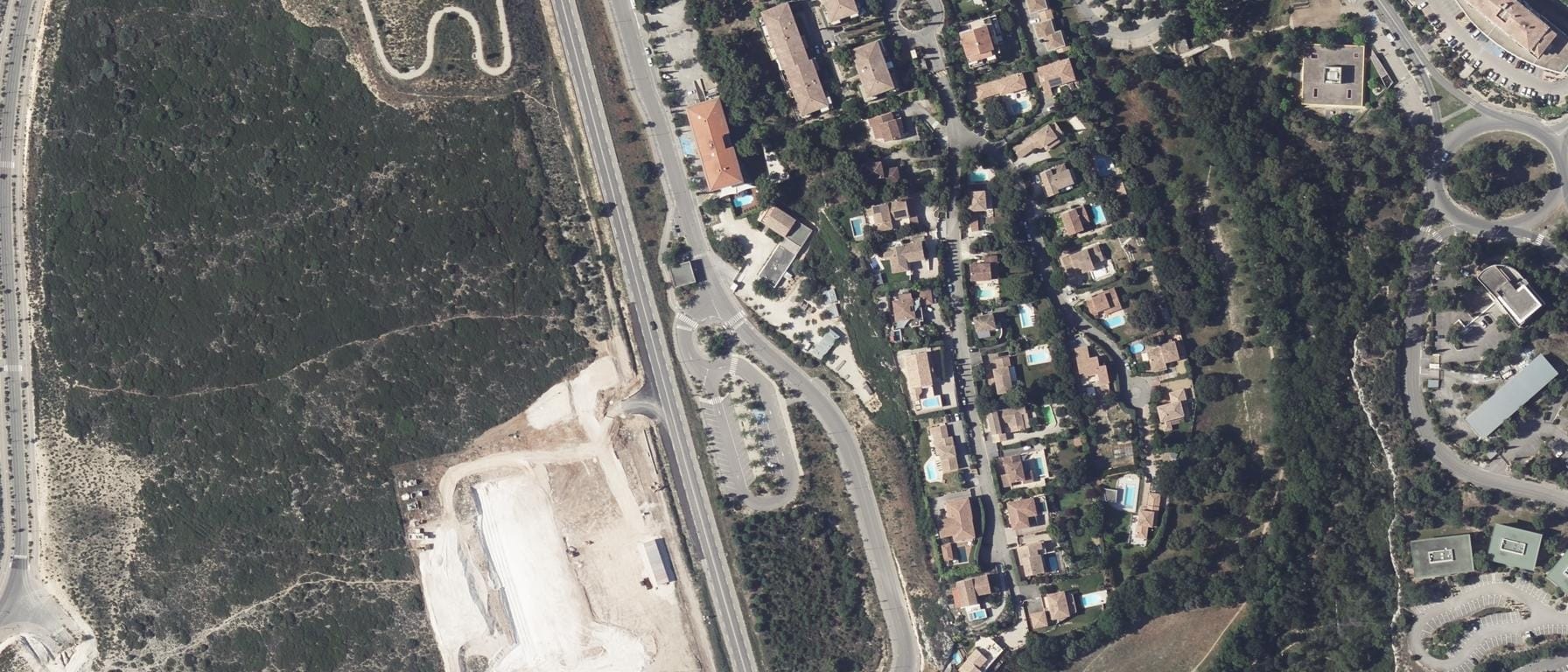 Vue aérienne de SITE OF-CFA FUTUROSUD- PREPA-SPORT