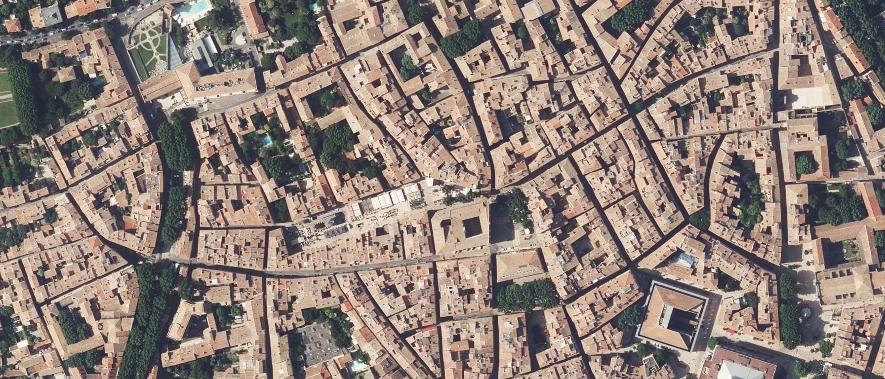 Vue aérienne de DIDEROT EDUCATION AIX (Cours Diderot EDNH-EGPN) (Aix-en-Provence - 13)