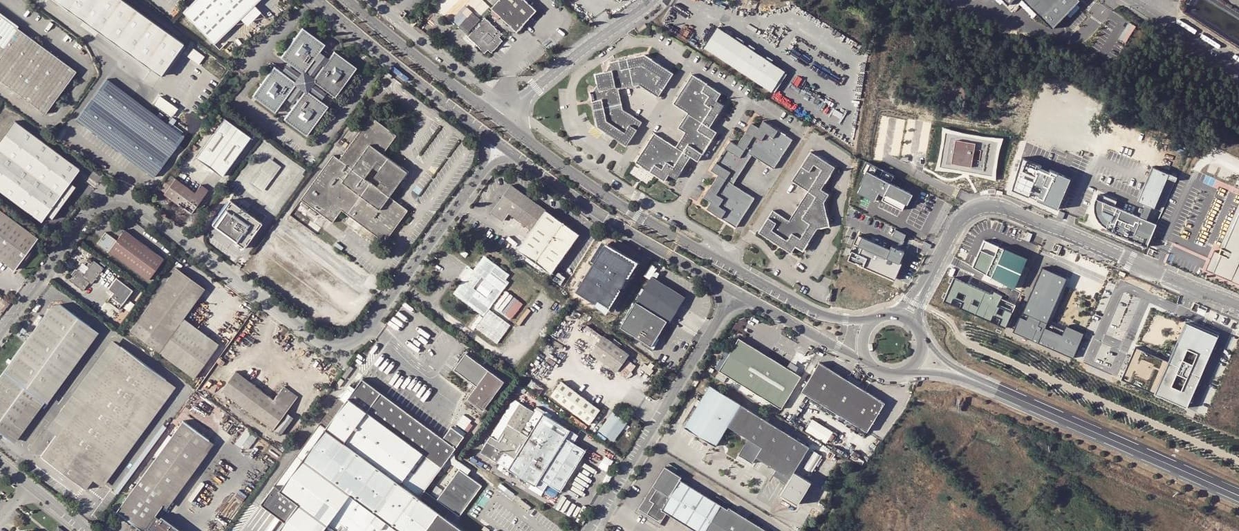 Vue aérienne de CESI - Alternance - Campus d'Aix-en-Provence