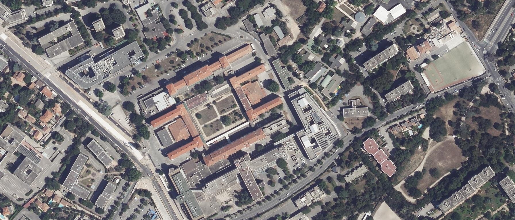 Vue aérienne de ISRP
