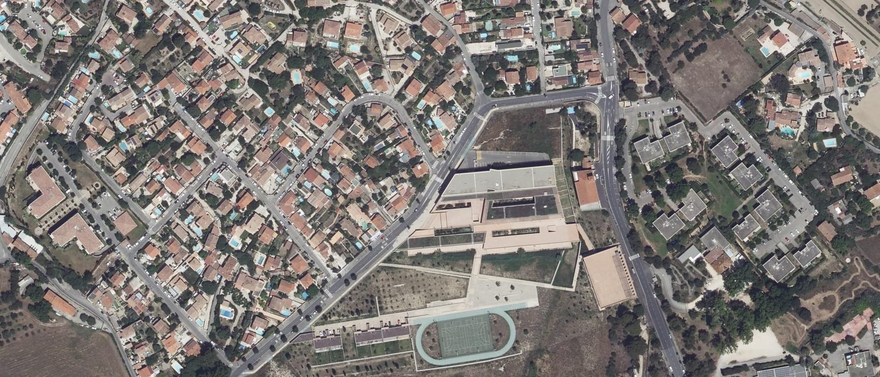 Vue aérienne de LYCEE POLYVALENT SIMONE VEIL