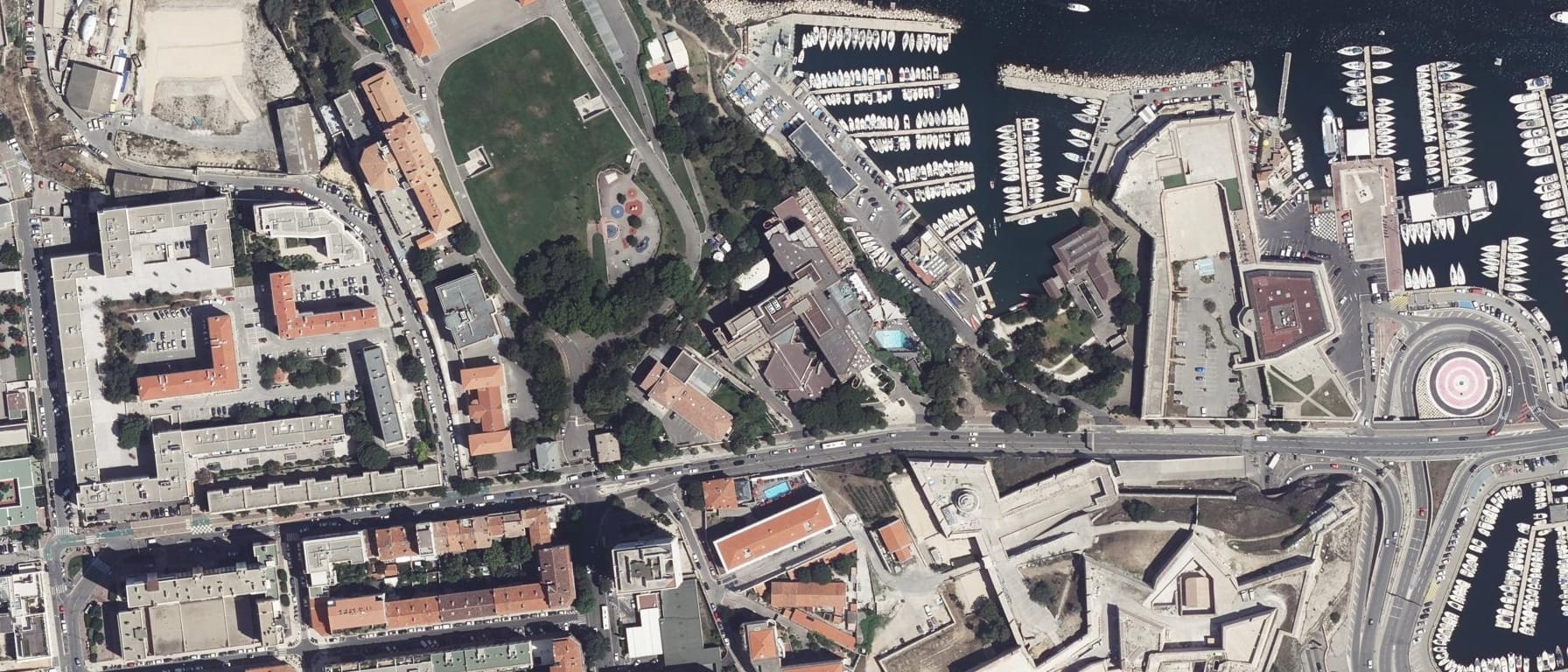 Vue aérienne de IFSI CGD13