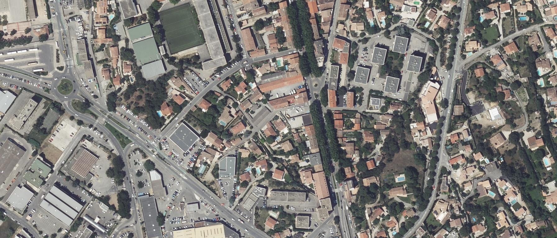 Vue aérienne de ESAME – Ecole Supérieure de l’Alternance Méditerranée
