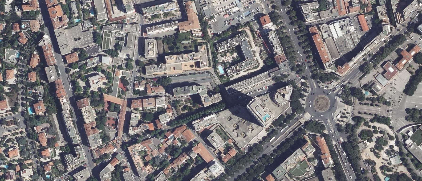 Vue aérienne de My Business School Campus de Marseille (Marseille 8e Arrondissement - 13)