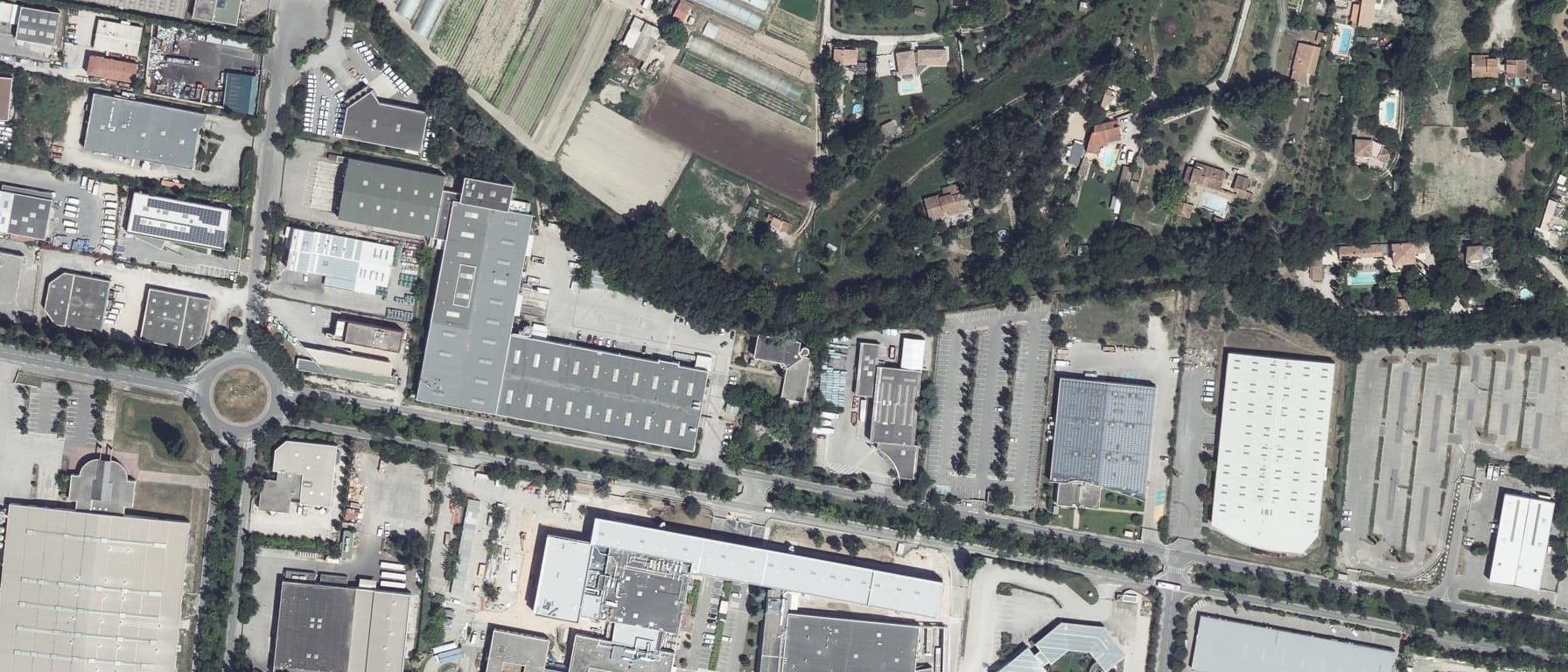 Vue aérienne de M2S FORMATION AUBAGNE