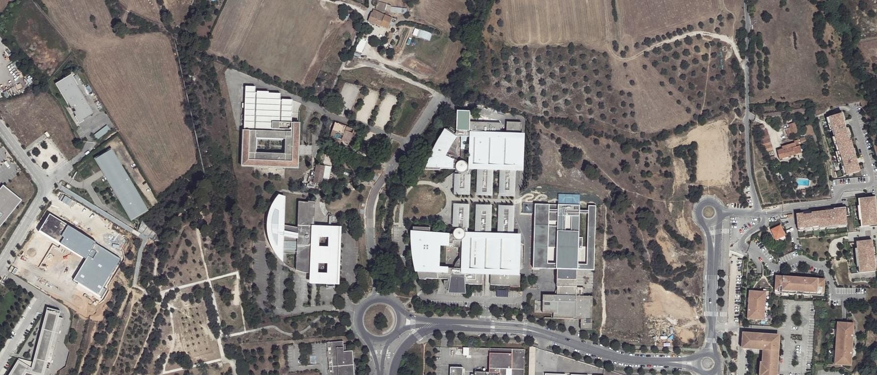 Vue aérienne de IUT Aix-Marseille - Site de Marseille Château-Gombert