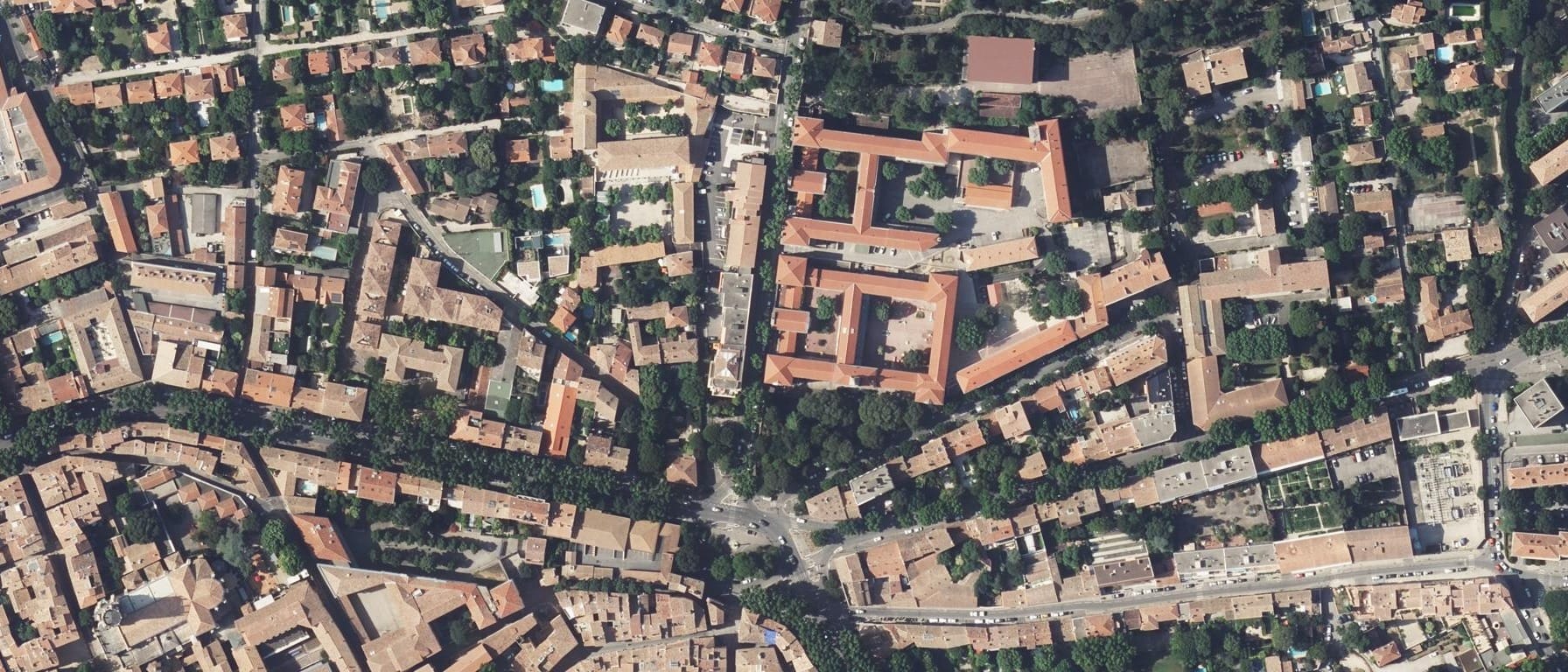 Vue aérienne de IUT Aix-Marseille - Site d'Aix-en-Provence Jules Isaac