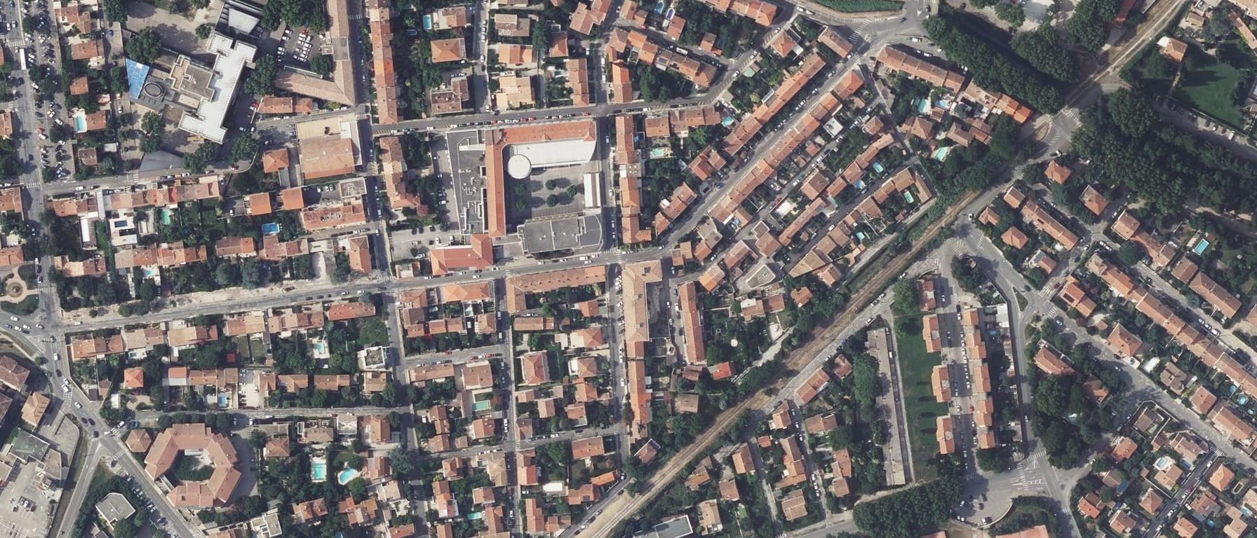 Vue aérienne de EGC Arles