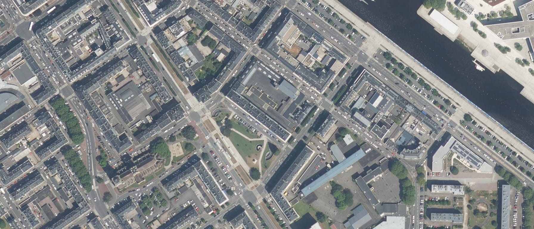 Vue aérienne de CFA Don Bosco - Lycée Sainte Ursule