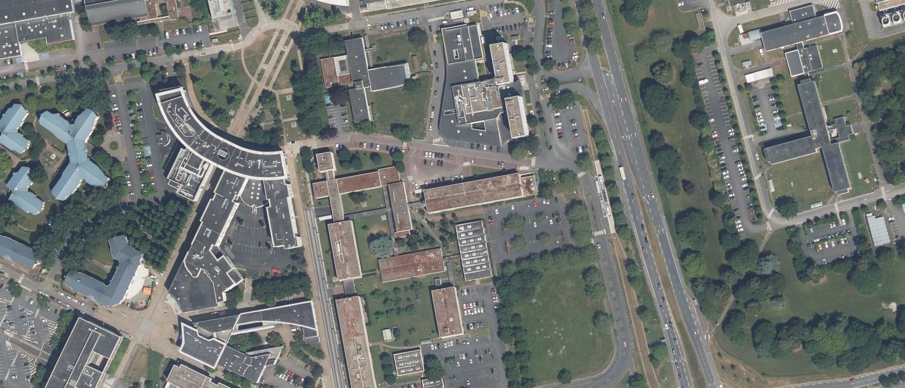 Vue aérienne de IUT GRAND OUEST NORMANDIE - Pôle de Caen - Site de Caen