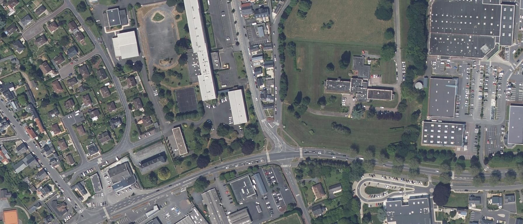 Vue aérienne de IFPRA - Lycée Arcisse de Caumont