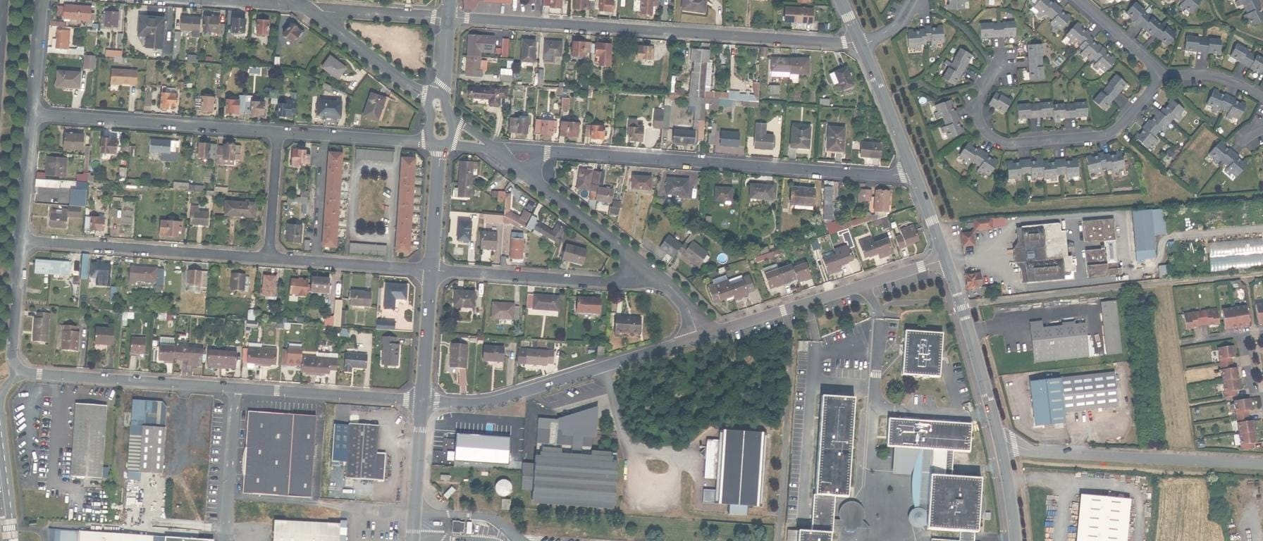 Vue aérienne de Lycée professionnel Jean Jooris