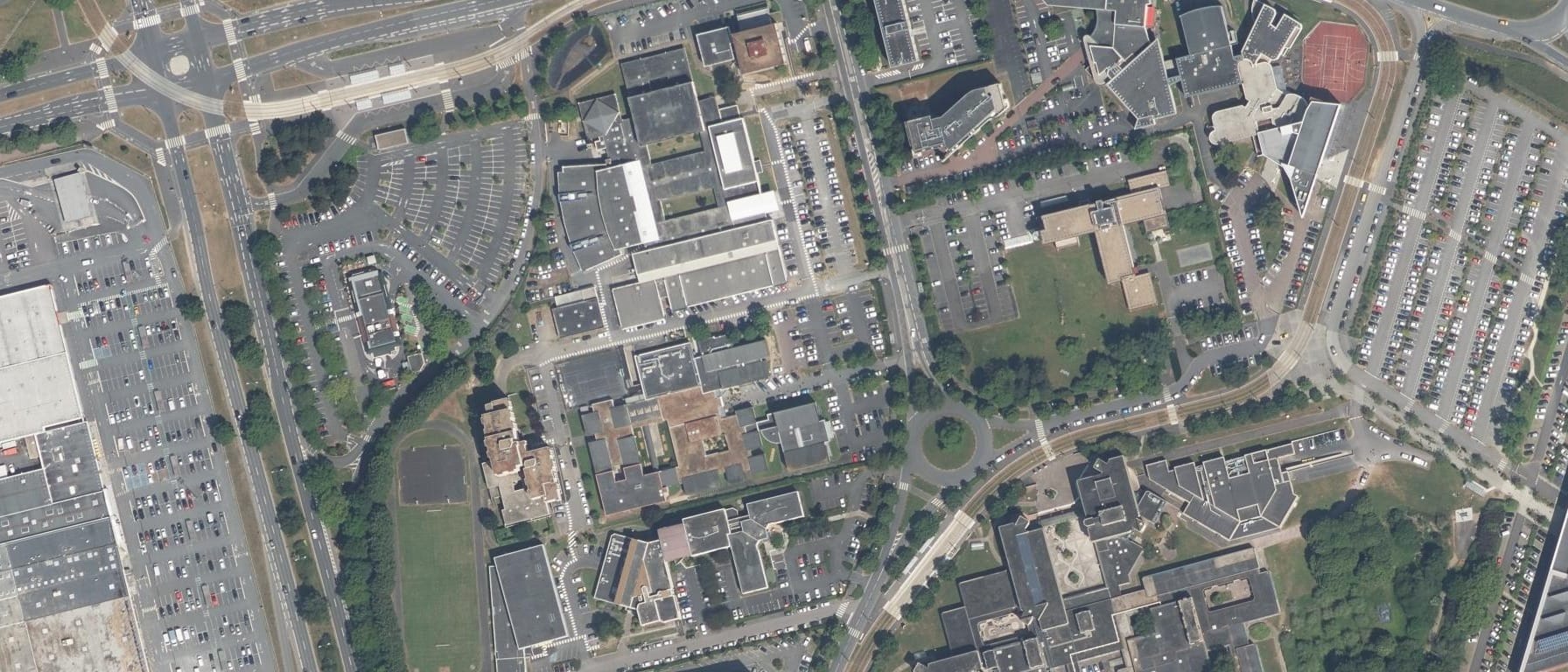 Vue aérienne de CFA ICEP