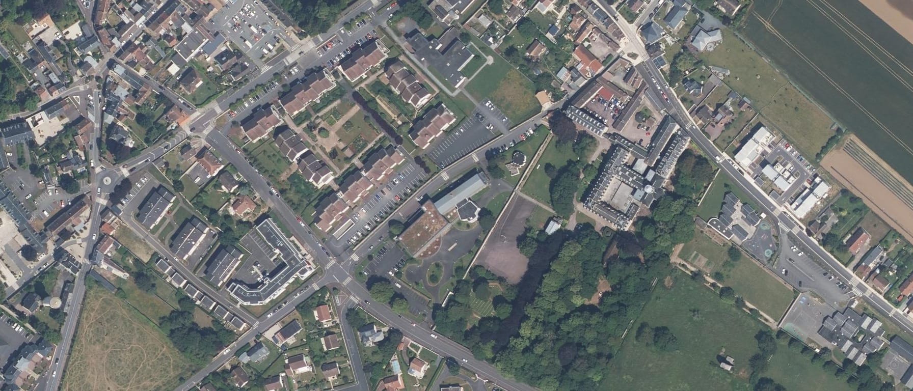 Vue aérienne de CFA Don Bosco - Lycée Notre Dame de Nazareth