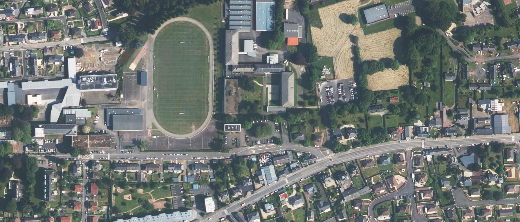 Vue aérienne de IFPRA - Lycée professionnel Jean Mermoz