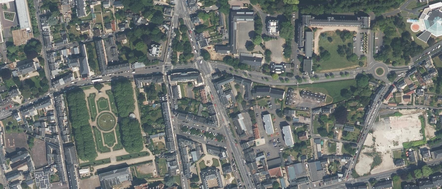 Vue aérienne de IUT GRAND OUEST NORMANDIE - Pôle de Caen - Site de Lisieux